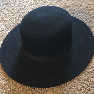 STETSON “Amelia” Fur Felt Black Hat- Size 7